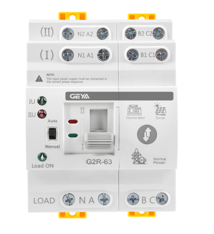 ATS GEYA G2R-63 4P 63A comutator automat transfer retea generator sina DIN [1]