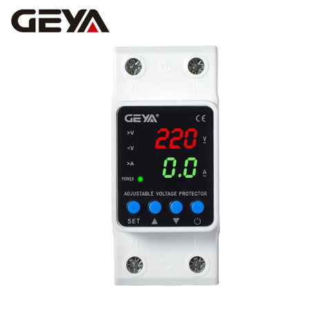 Relee de protectie fara WiFi - GEYA GPS6-VA5 2P 63A releu protectie tensiune si curent cu afisaj digital