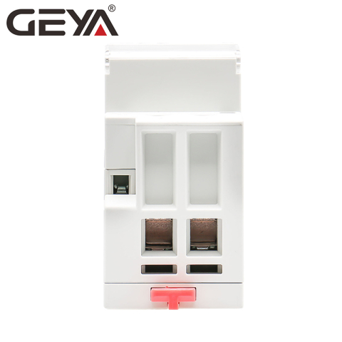 GEYA GYHC-63 - Contactor modular automat 63A, 2P, bobina 230V AC, 1NO + 1NC, montaj pe sina DIN [5]
