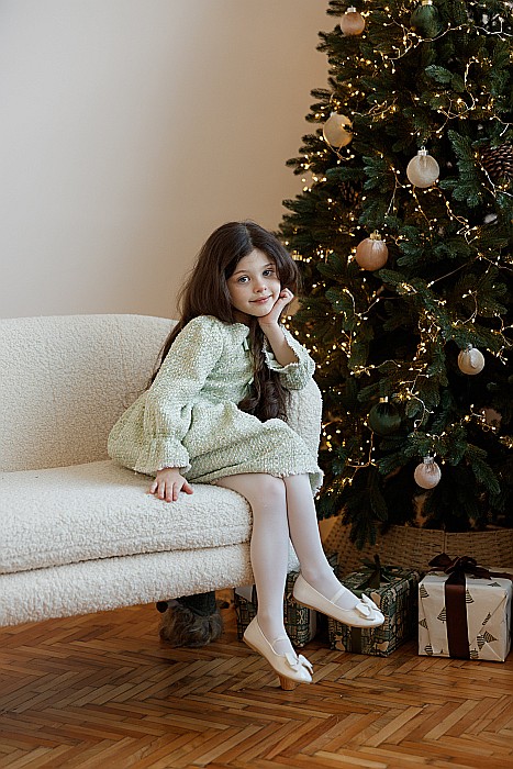 Giardine green tweed dress [6]