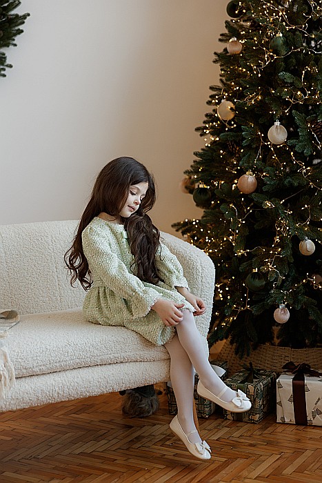 Giardine green tweed dress [5]