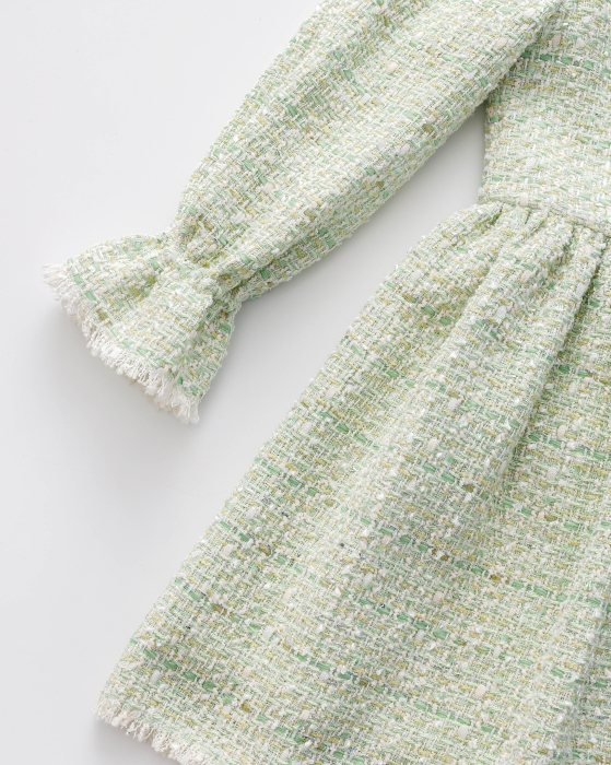 Giardine green tweed dress [2]