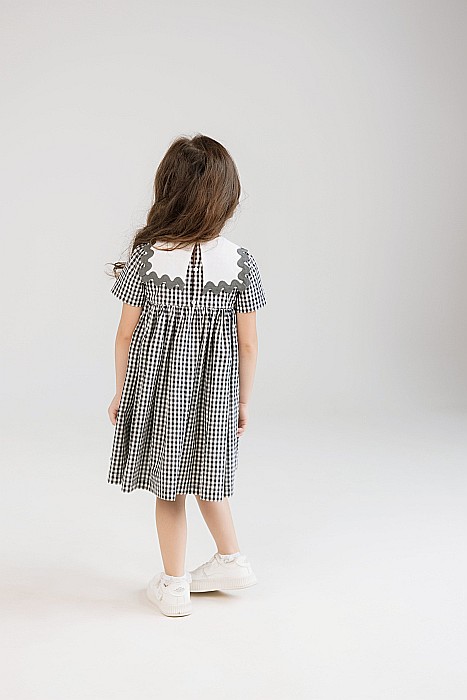 Rochița Giardine carou negru/alb [6]