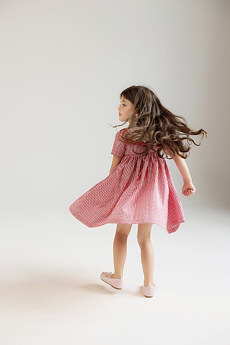 Rochița Giardine carou roșu/alb [4]