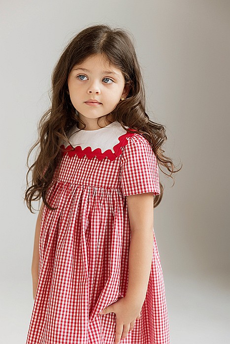 Rochița Giardine carou roșu/alb [3]