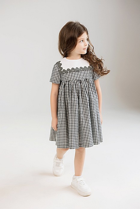 Rochița Giardine carou negru/alb [5]