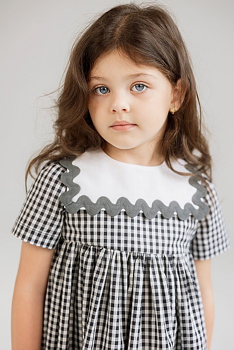 Rochița Giardine carou negru/alb [2]