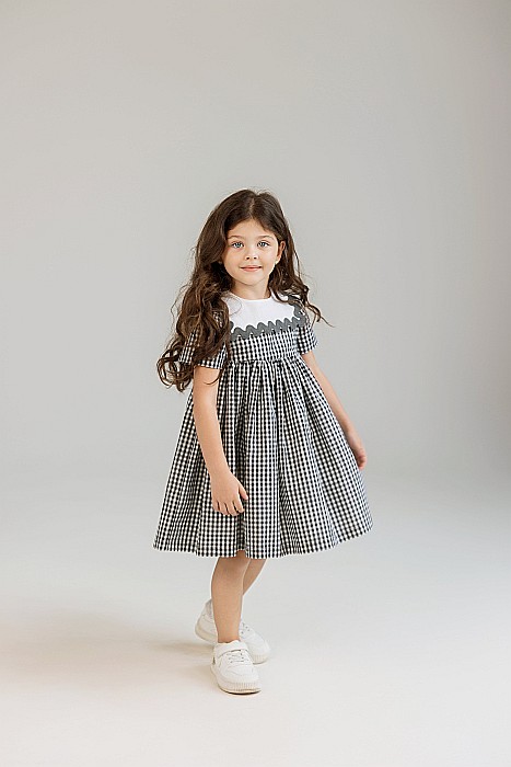Rochița Giardine carou negru/alb [8]