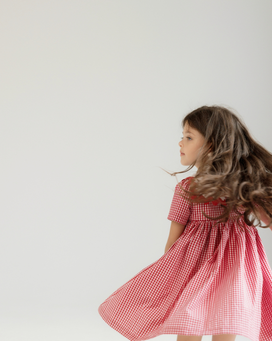 Rochița Giardine carou roșu/alb [2]