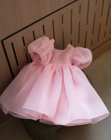 Colecție rochițe Giardine - Fluffy dress pink