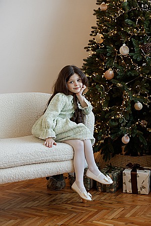 Giardine green tweed dress [5]