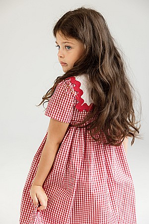 Rochița Giardine carou roșu/alb [4]