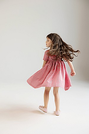 Rochița Giardine carou roșu/alb [3]