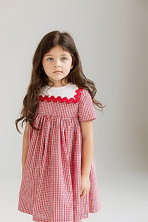 Rochița Giardine carou roșu/alb [5]