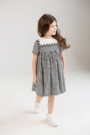 Rochița Giardine carou negru/alb [4]
