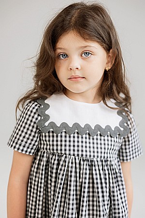 Rochița Giardine carou negru/alb [1]