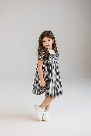 Rochița Giardine carou negru/alb [6]