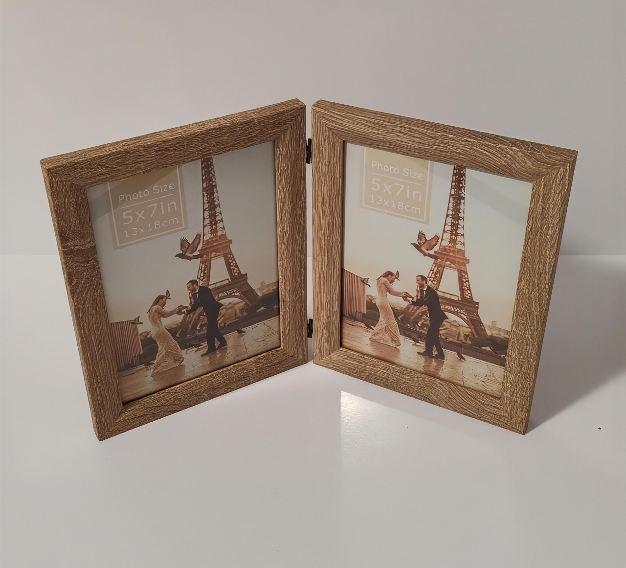 TABLOU DUBLU ,RAMĂ DIN LEMN 13x18 [1]