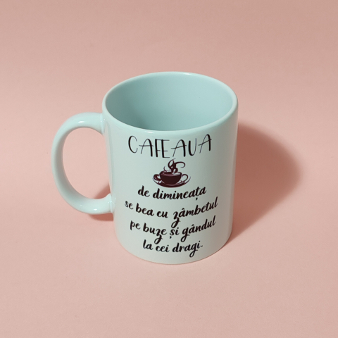 Produse - Cafeaua se bea cu zâmbetul pe buze... - 350 ml