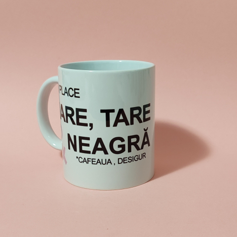 CĂNI AMUZANTE - Îmi place mare, tare și neagră *Cafeua bineînteles- 350 ml