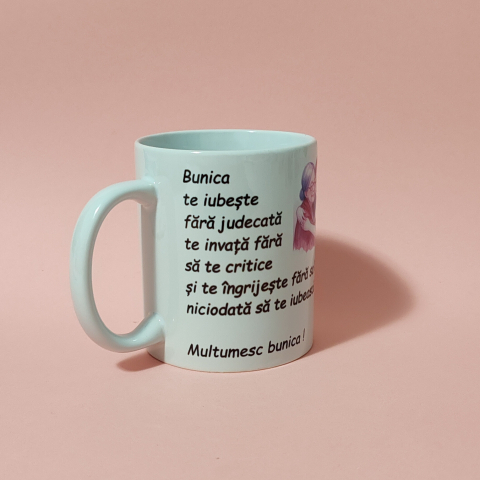 Cana personalizată pentru Bunica - 350ml [1]