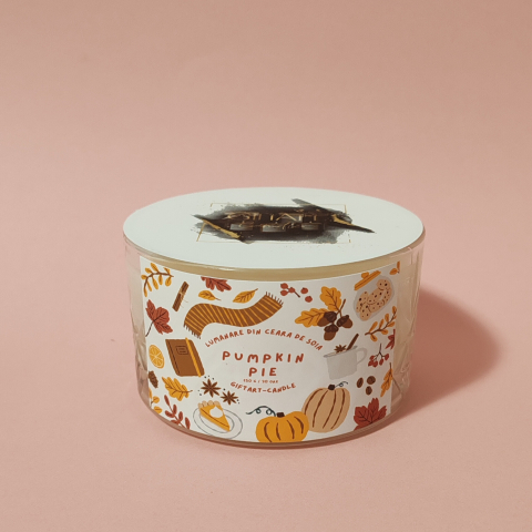 LUMÂNĂRI PARFUMATE DE TOAMNĂ - Lumânare parfumată PUMPKIN PIE