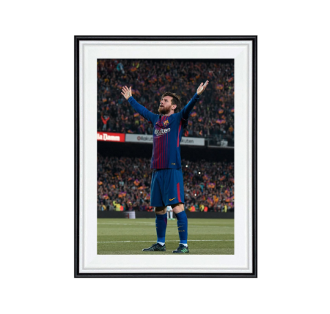 Rame & Tablouri Personalizate - Tablou Lionel Messi - Celebrare (FC Barcelona)