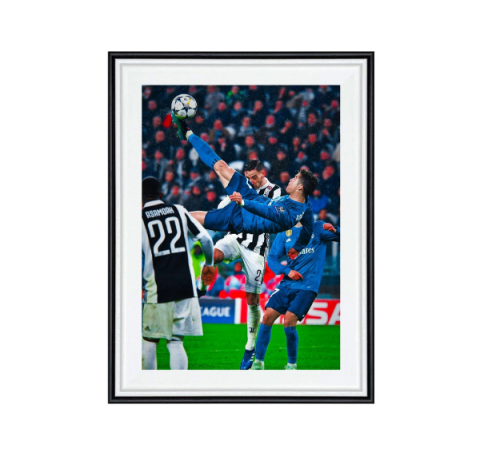 Rame & Tablouri Personalizate - Tablou Cristiano Ronaldo - Foarfeca vs Juventus