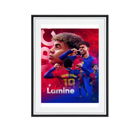 Rame & Tablouri Personalizate - Tablou Lamine Yamal - Poster Grafic FC Barcelona #19