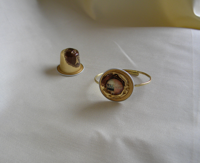 Brățară artizanală din capsule de cafea – design original [2]