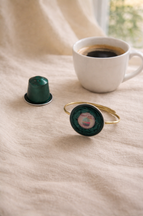 Brățară artizanală din capsule de cafea – design original [3]