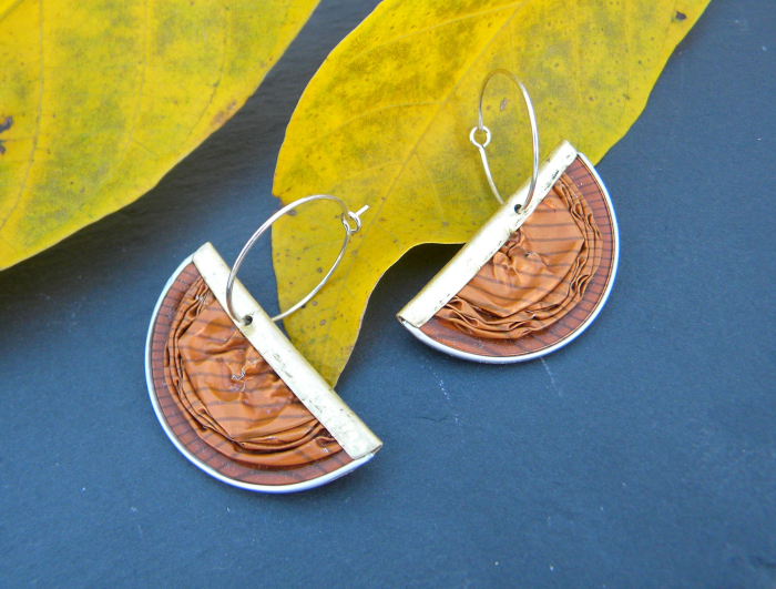 Cercei handmade din capsule de cafea – unicat [2]