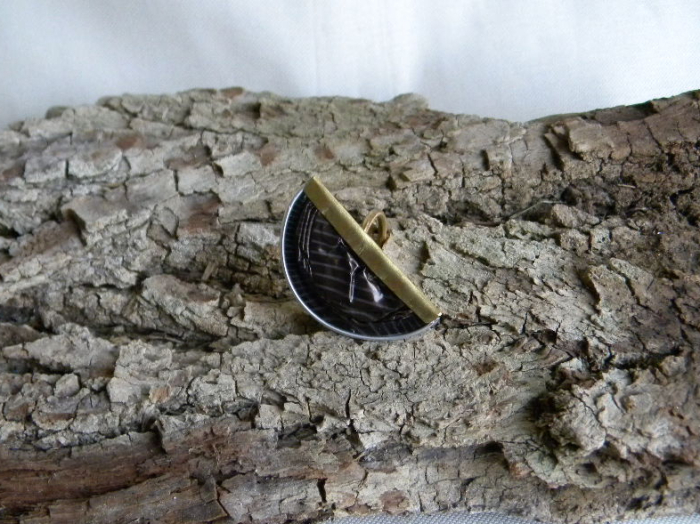 Inel eco din capsule de cafea și alama [3]