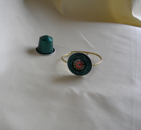 old stories about coffee - Brățară artizanală din capsule de cafea – design original