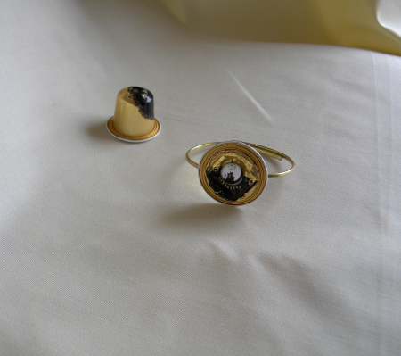 old stories about coffee - Brățară artizanală din capsule de cafea – design original