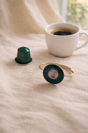 Brățară artizanală din capsule de cafea – design original [2]