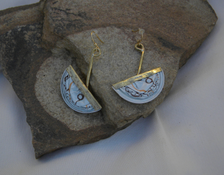 Cercei handmade din capsule de cafea – unicat [1]