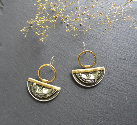 Cercei - Cercei handmade din capsule de cafea – unicat