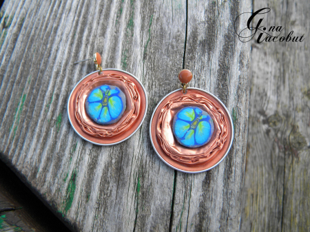 Cercei handmade din capsule de cafea – unicat [1]