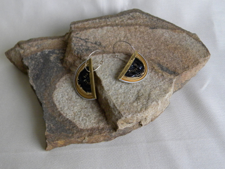 Cercei din capsule de cafea - Cercei handmade din capsule de cafea – unicat