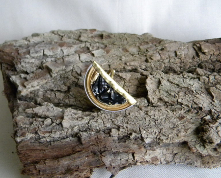 Colectii - Inel eco din capsule de cafea și alama