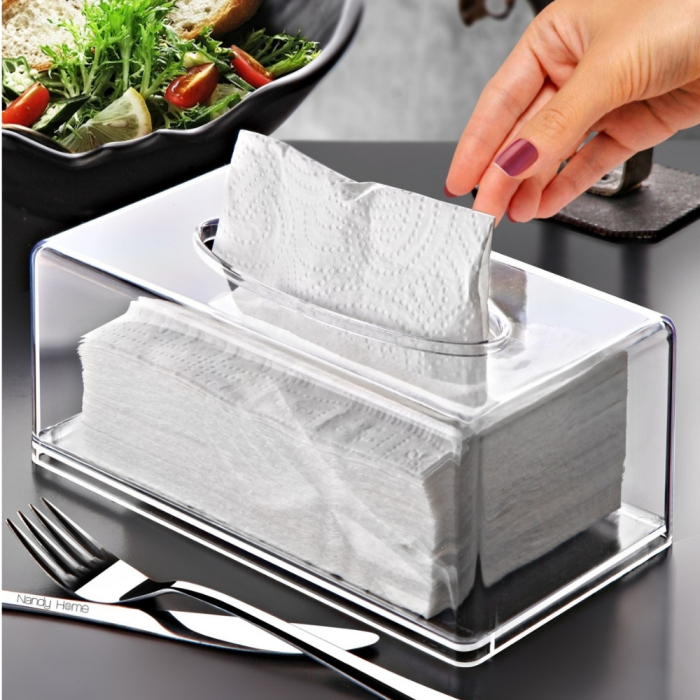 Cutie Servetele, Acril, Transparenta [6]