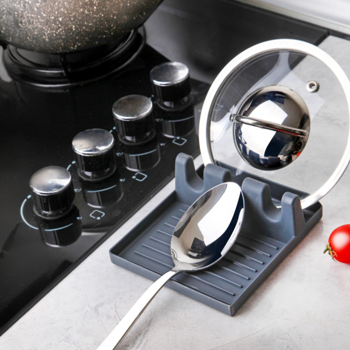 Set de Organizator Farfurii, Tigai, Capace + Suport practic pentru Linguri si Capace [3]