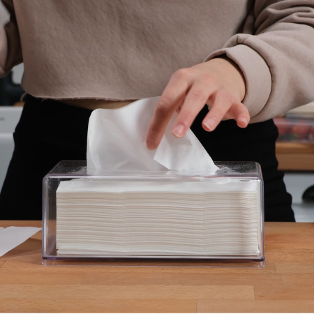 Cutie Servetele, Acril, Transparenta [1]