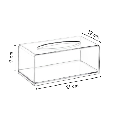 Cutie Servetele, Acril, Transparenta [4]