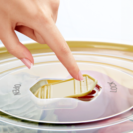 Set 12 Cutii alimente, Culori Pastel, Capac cu dispozitiv de eliberare aer [3]