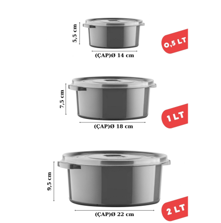 Set 12 Cutii alimente, Culori Pastel, Capac cu dispozitiv de eliberare aer [4]