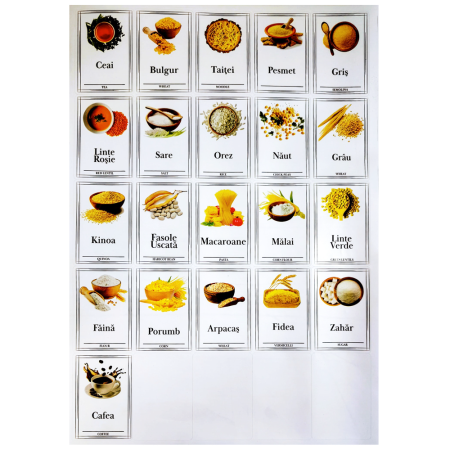 Set 12 Recipiente Alimentare de 3 marimi pentru Frigider, Congelator, Dulap sau Camara, potrivit pentru Cuptor cu Microunde, cu 24 etichete adezive, Culoare Antracit [4]