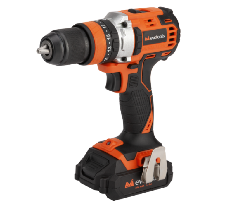 Masina de Gaurit si Insurubat Brushless cu Percutie cu 2 Acumulatori si Incarcator MAX 20V POWER Evotools. [3]