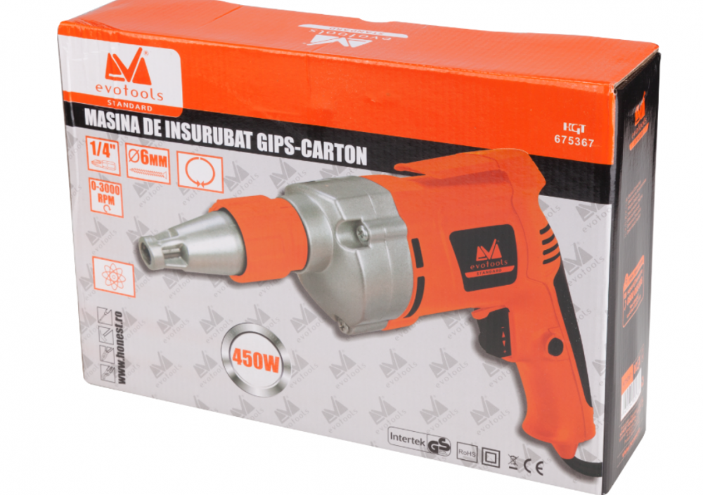 Masina de Insurubat pentru Gips-Carton 450W EPTO / P[W]: 450 [2]